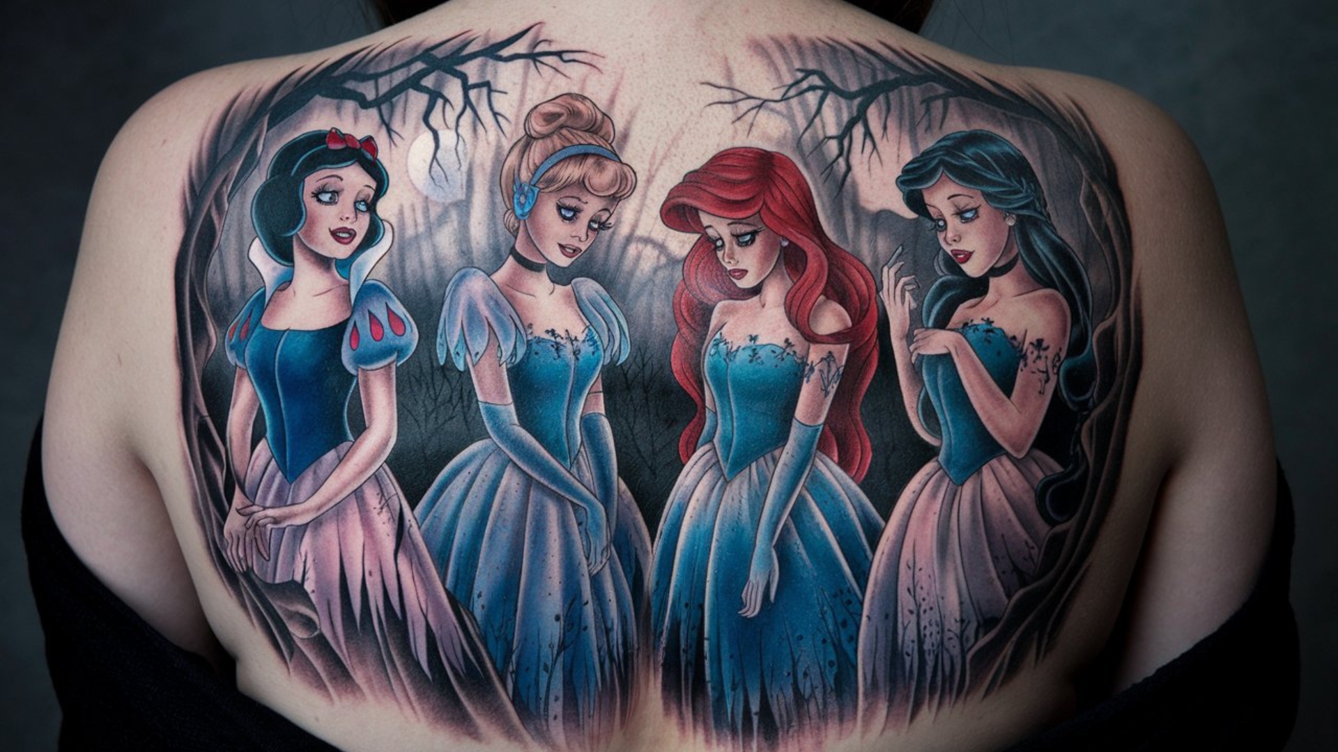 tatuaggio dark disney