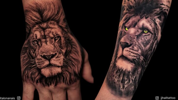 10 impresionantes tatuajes de leones masculinos para un look poderoso y atrevido