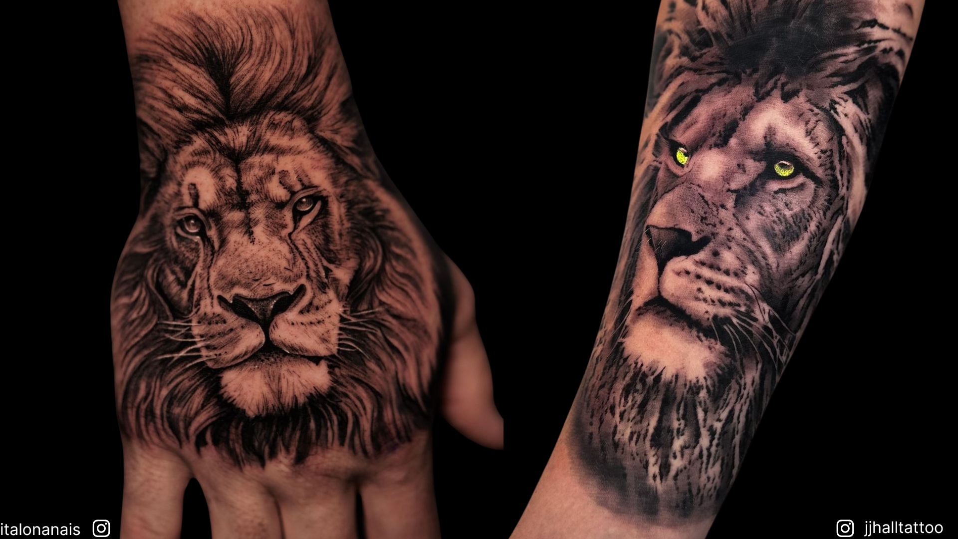 male lion tattoos