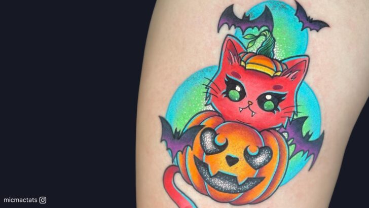 20 Tatuajes Flash de Halloween adorablemente espeluznantes