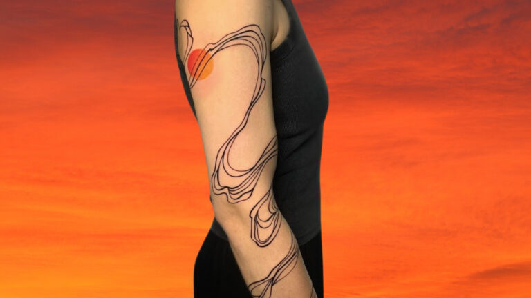 abstract tattoo