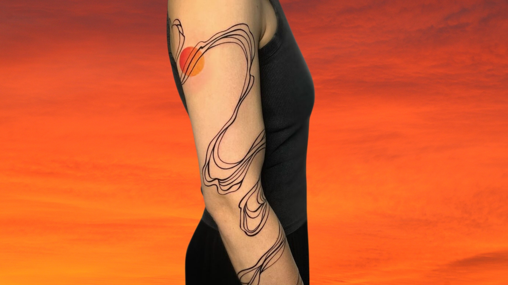 abstract tattoo