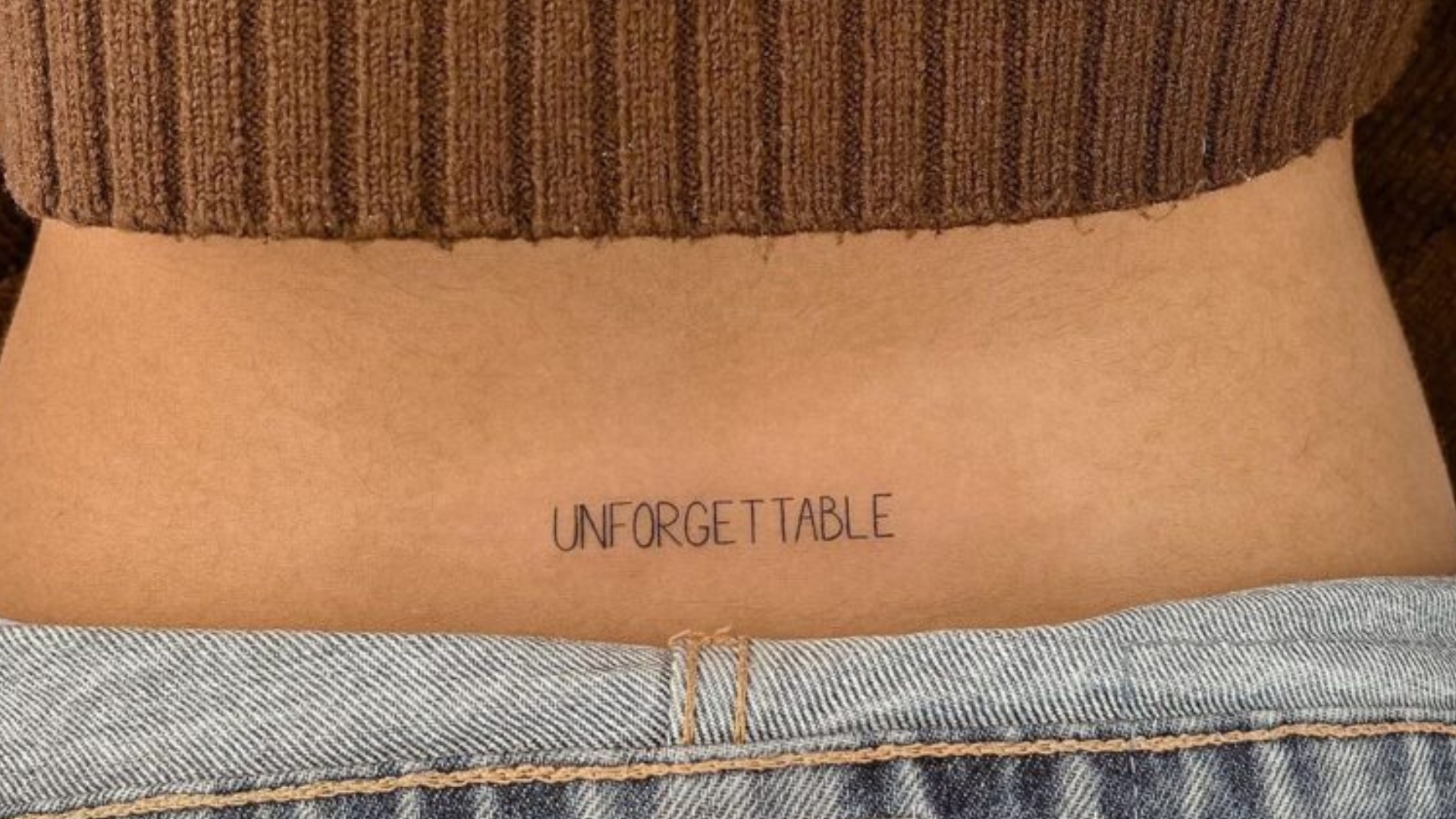 unforgettable tattoo