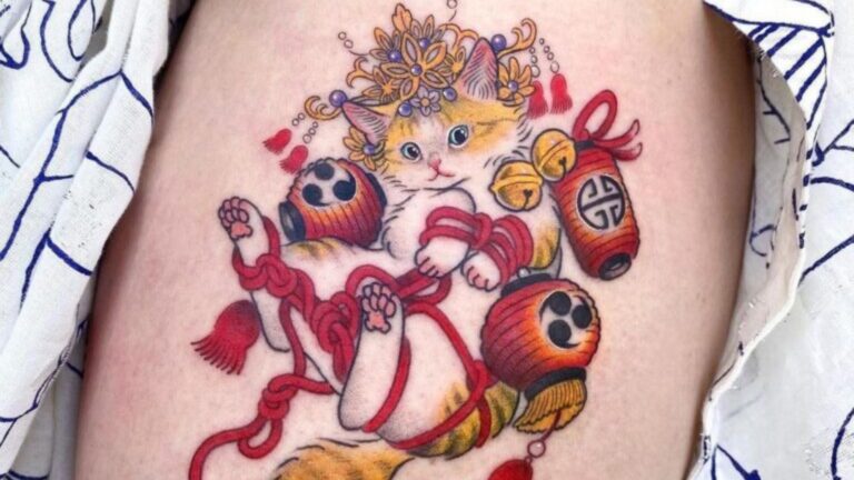 24 tatuagens perfeitas e adoráveis para os amantes de gatos