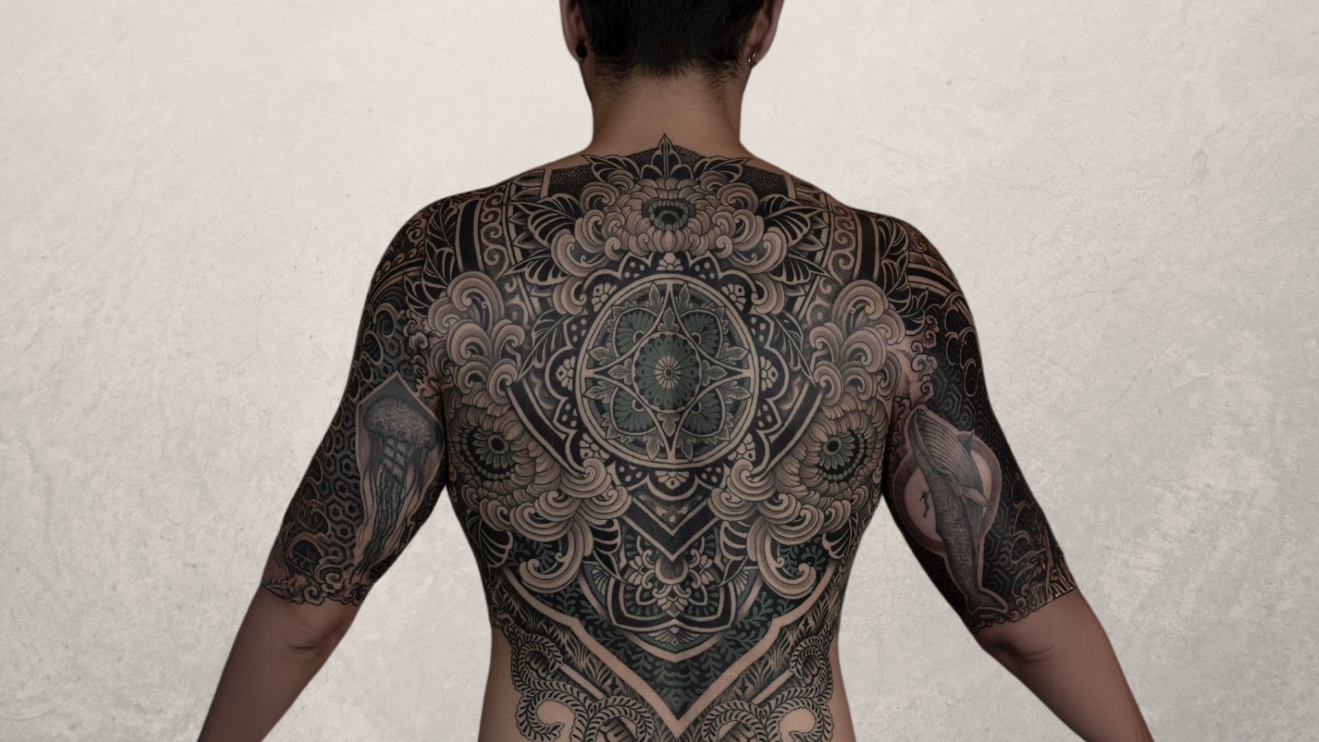 tatuaje de espalda para hombres