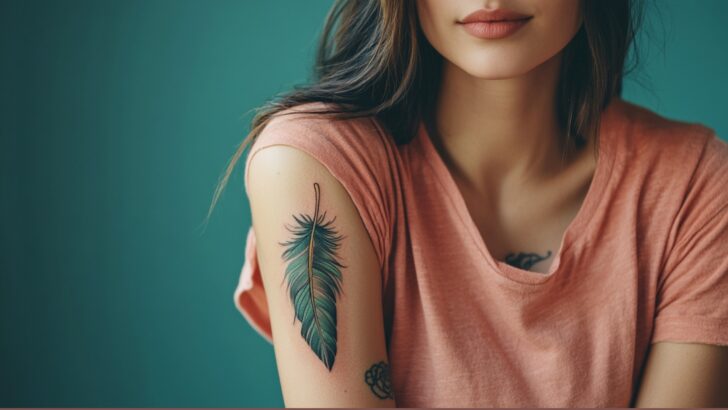 27 impresionantes tatuajes de plumas para todos los espíritus libres