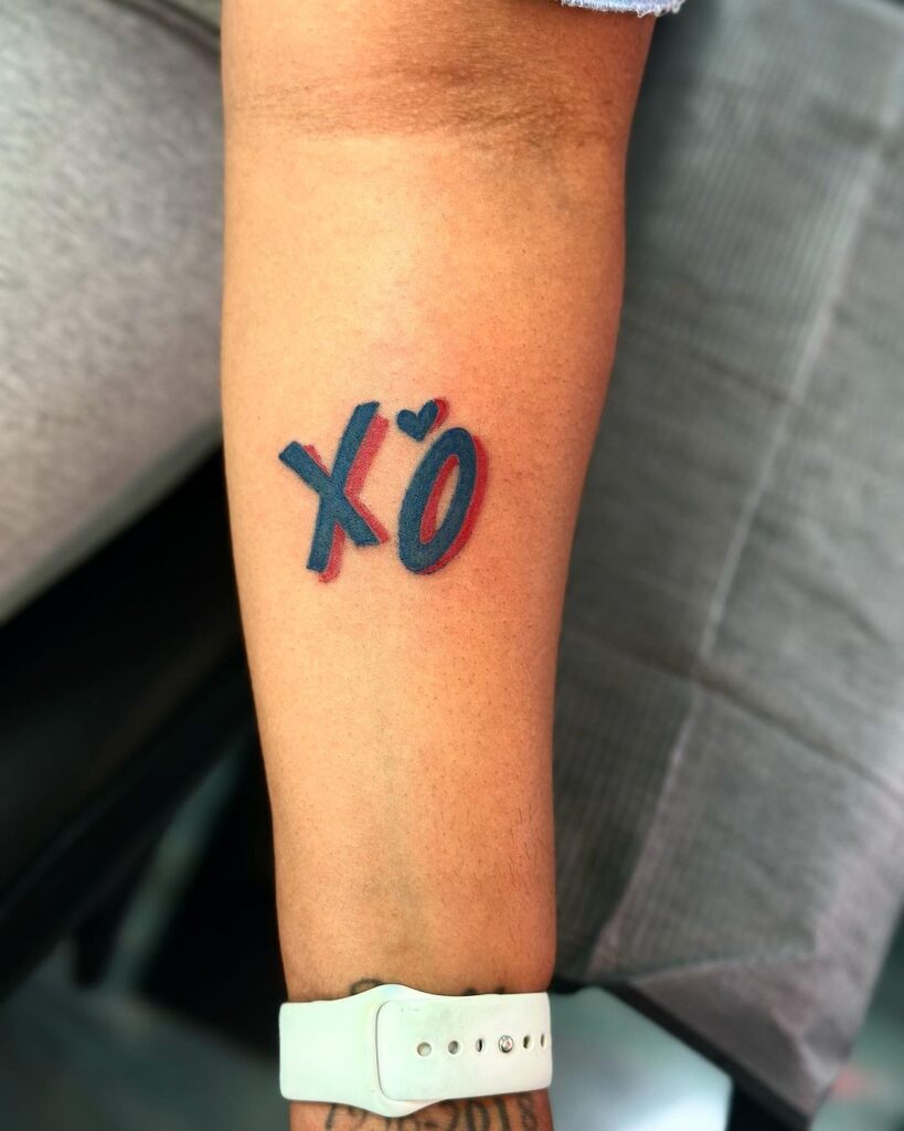 Tatuagem 3D XO