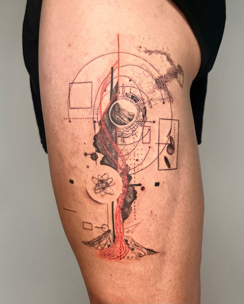 Abstract Conceptual Tattoo