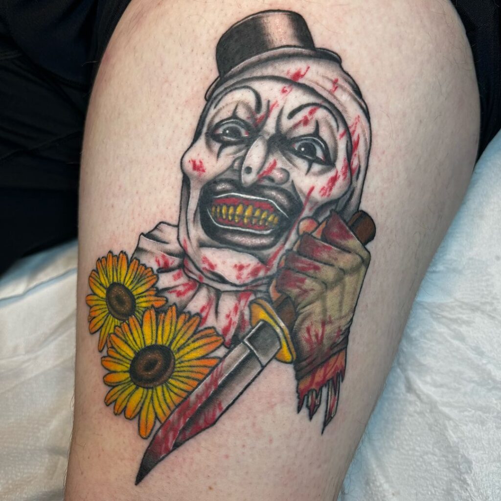 Tatuaggio Art The Clown