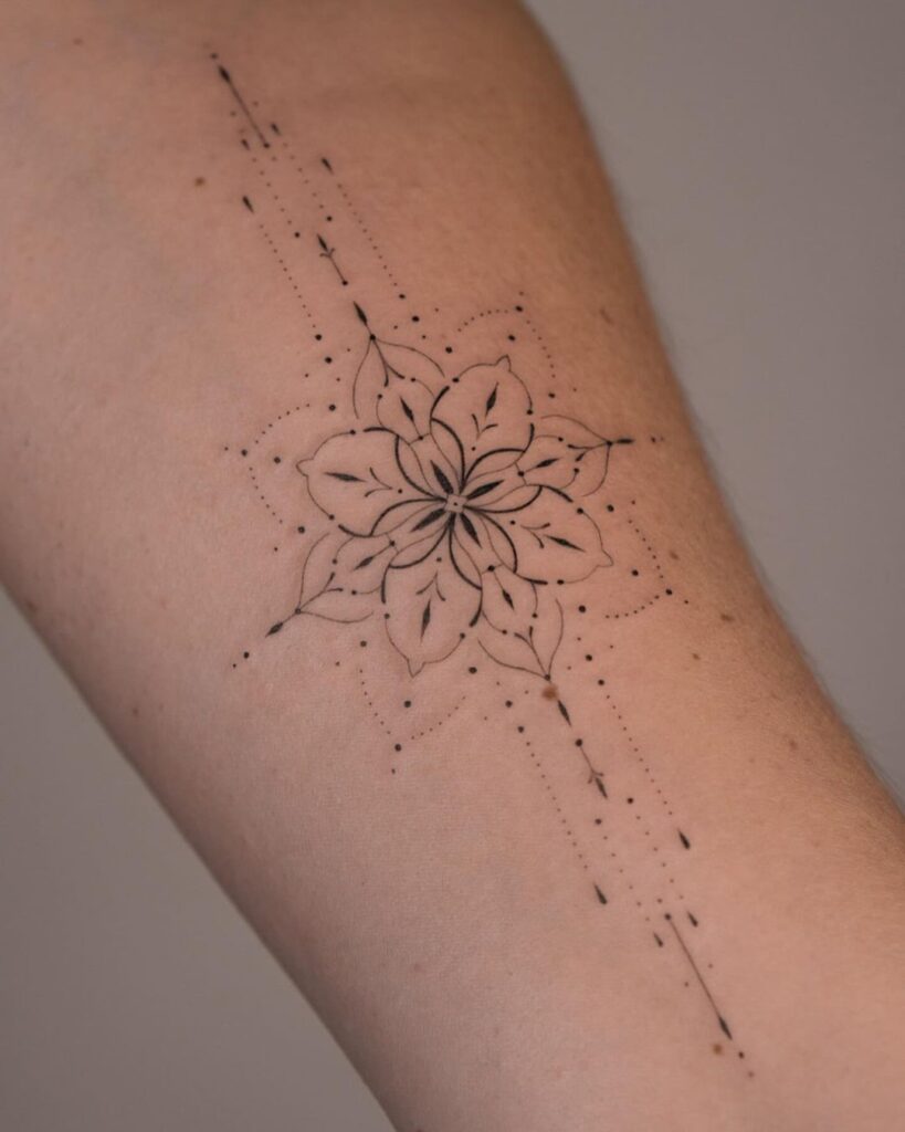 Beautiful Ornamental Forearm Tattoo