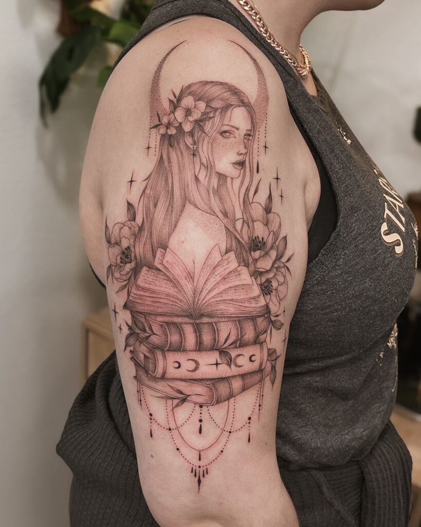 Book Goddess Tattoo