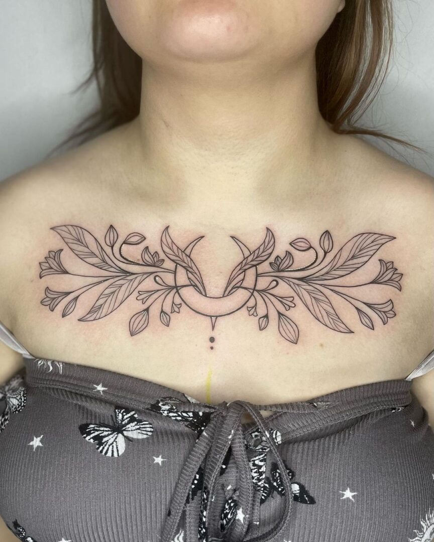 24 Elegant Chest Tattoos To Wear Your Ink With Pride And Style
