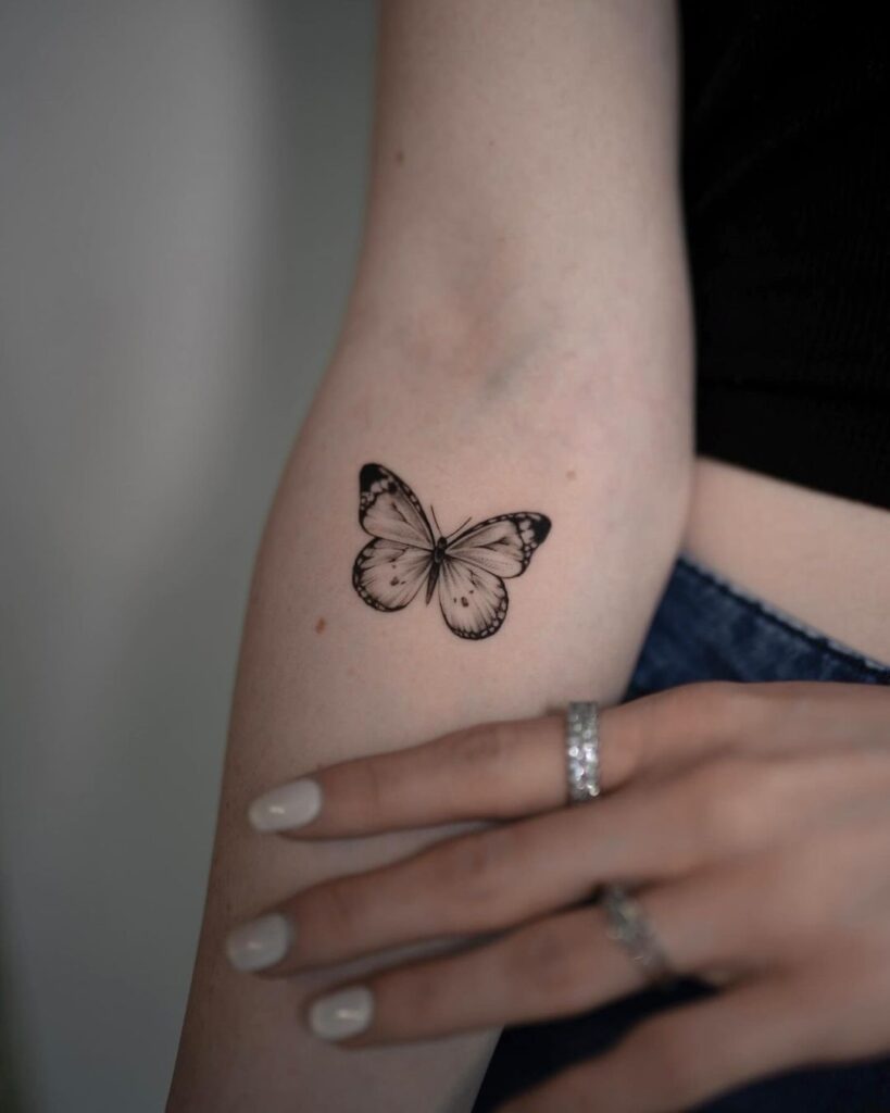 Tatuaje de mariposa