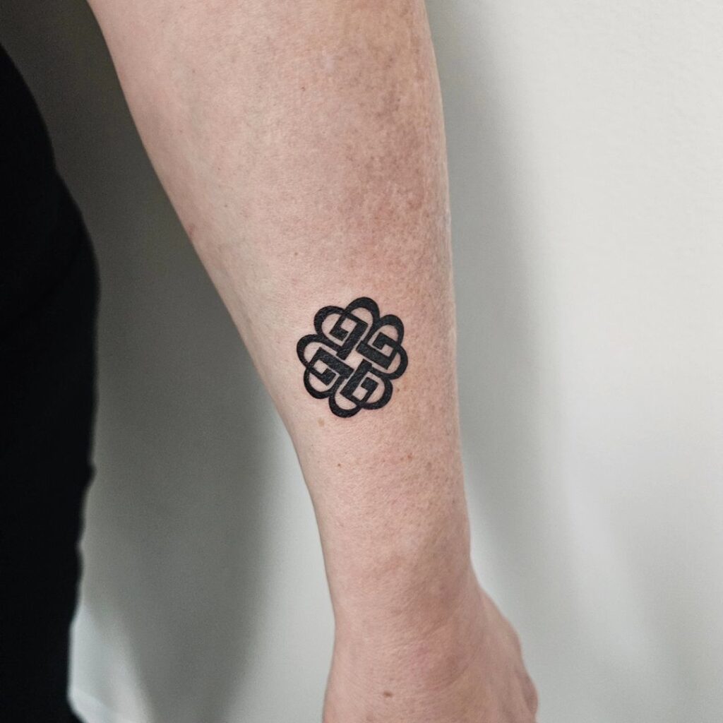 Celtic Shamrock Symbol Tattoo