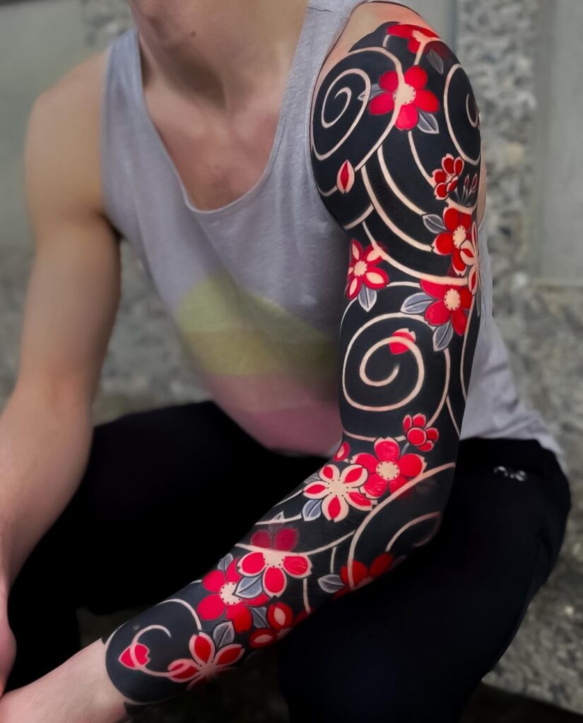 Classic Japanese Sleeve Tattoo