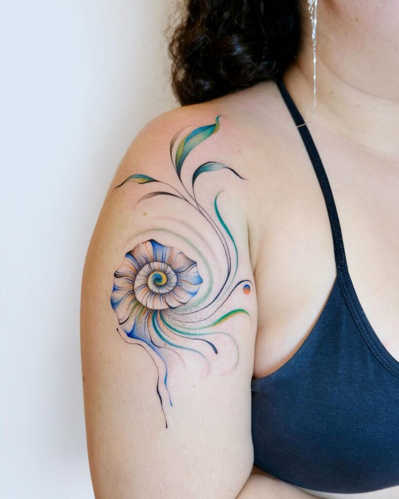 Colorful Abstract Tattoo