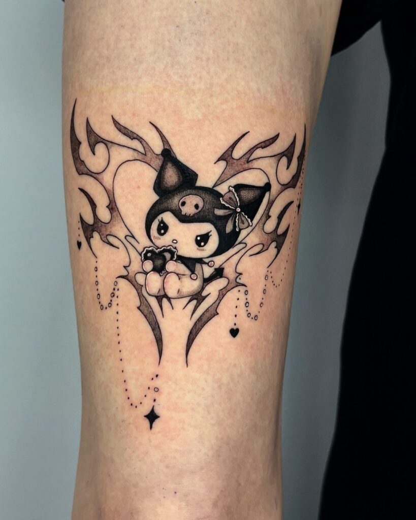 Cyber Sigilism Kuromi Tattoo