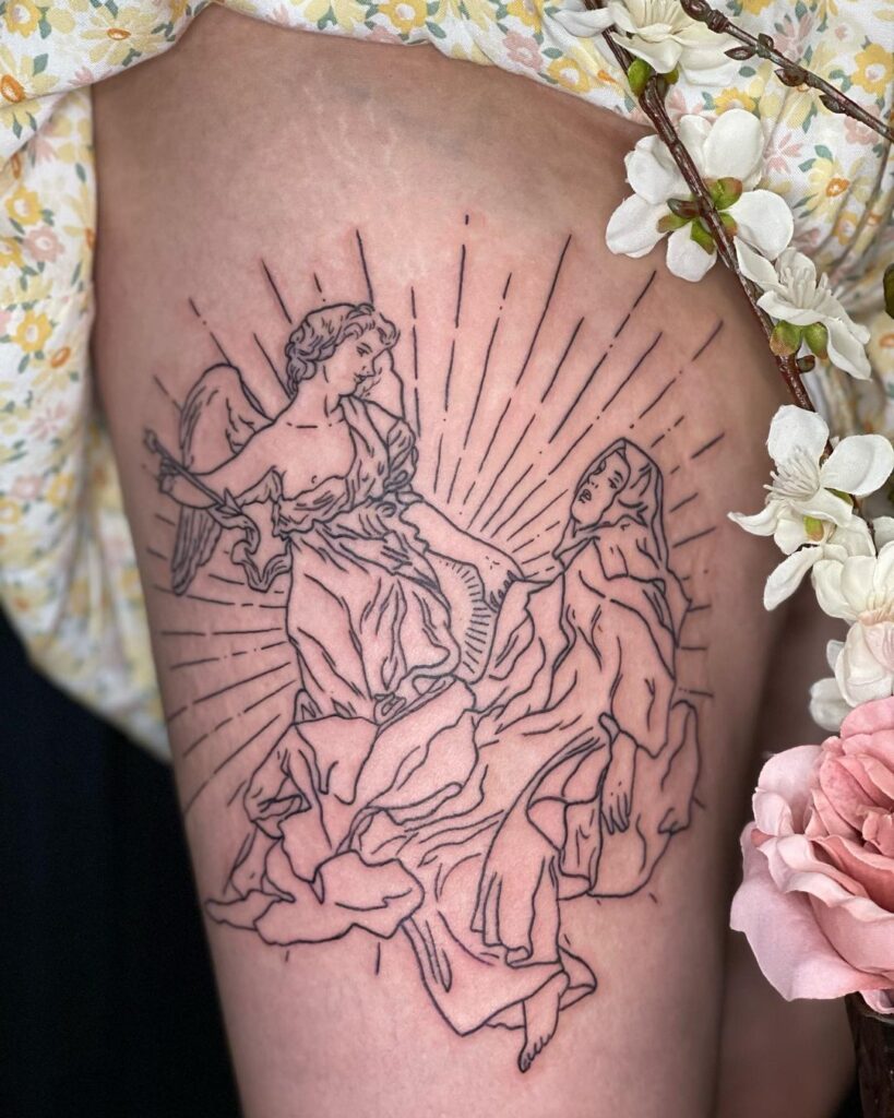 Tatuagem Êxtase de Santa Teresa