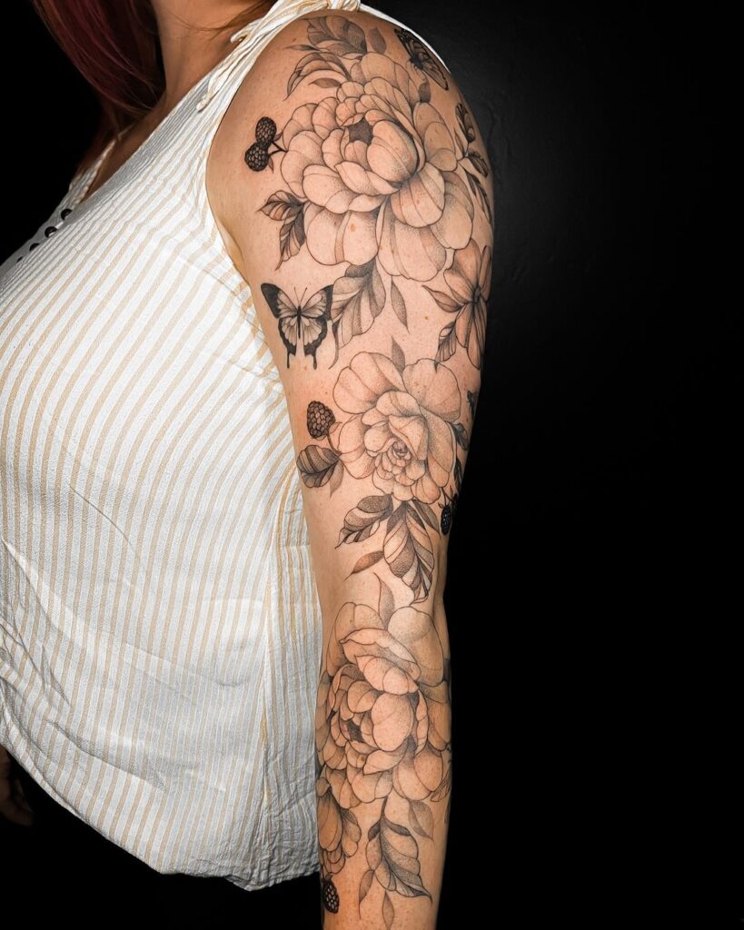 Freehand Full-Sleeve Tattoo