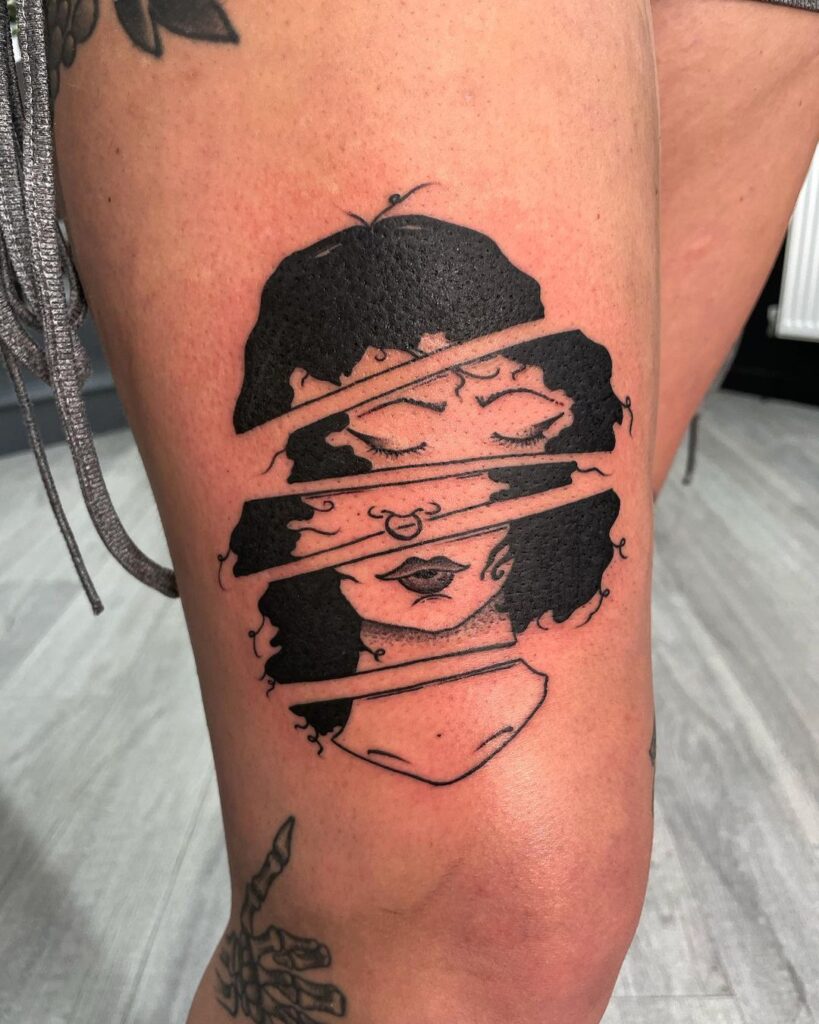 Tatuagem à mão livre Overthinking