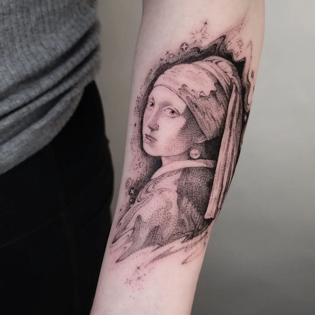 Girl With A Pearl Earring Tattoo