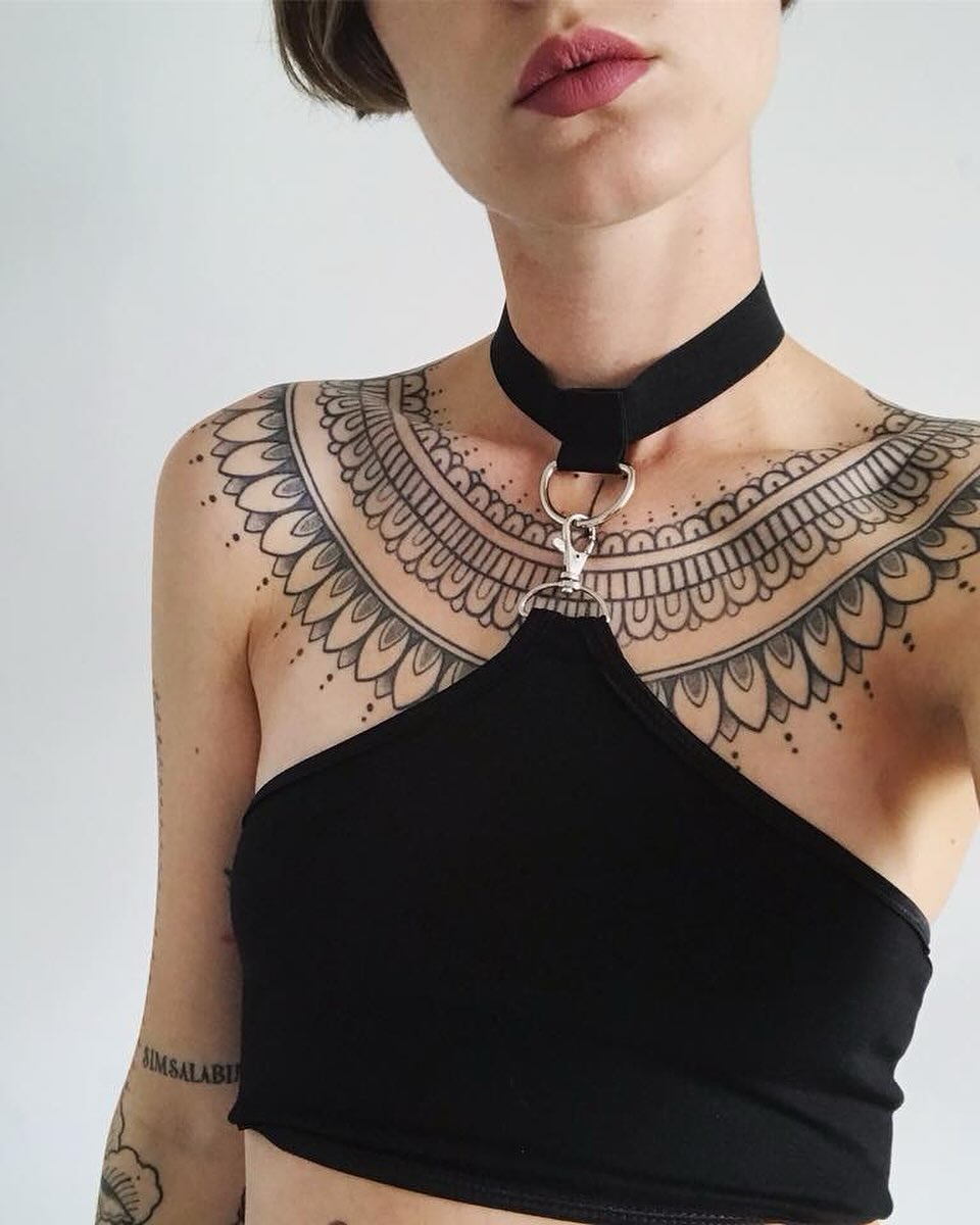 24 Elegant Chest Tattoos To Wear Your Ink With Pride And Style