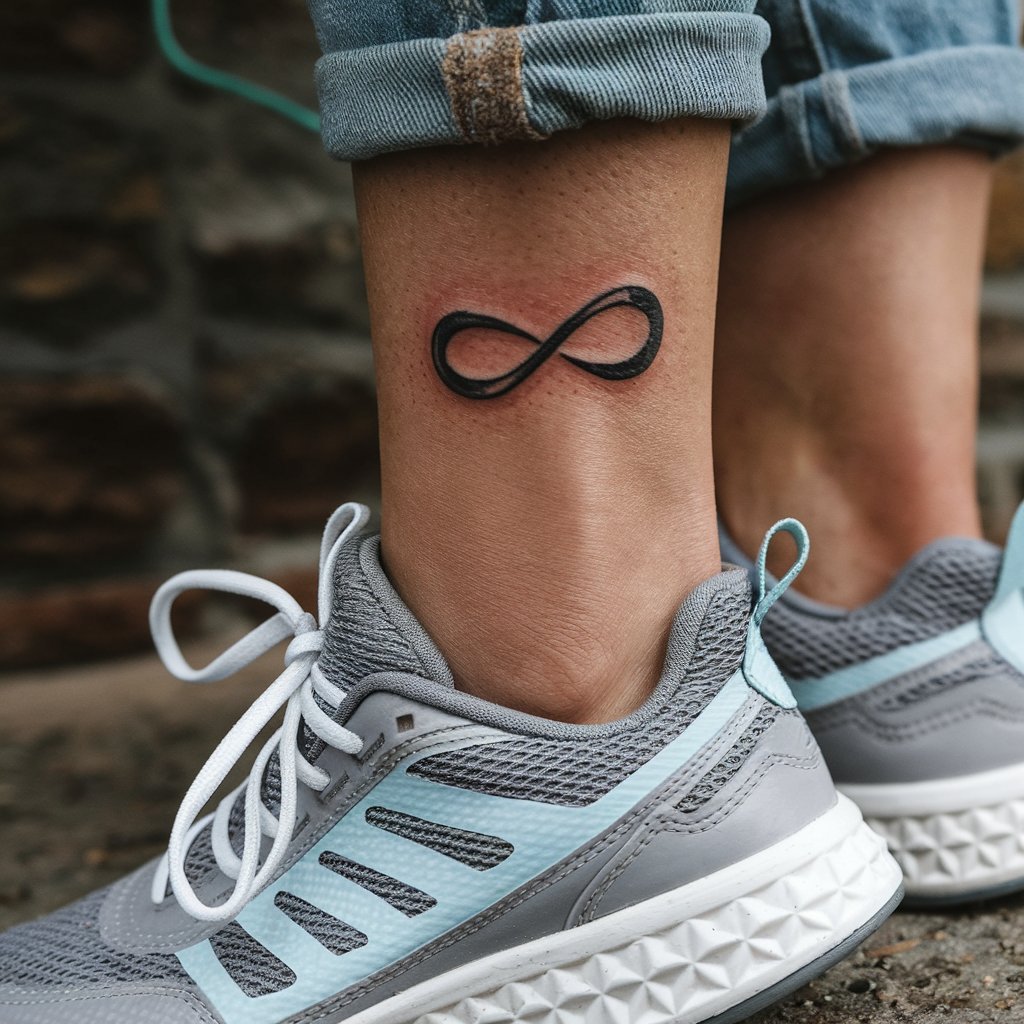 Tatuagem com o símbolo do infinito