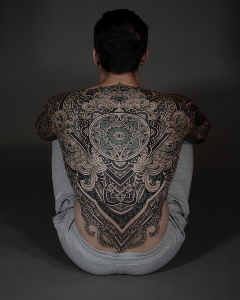 Intricate Back Tattoo