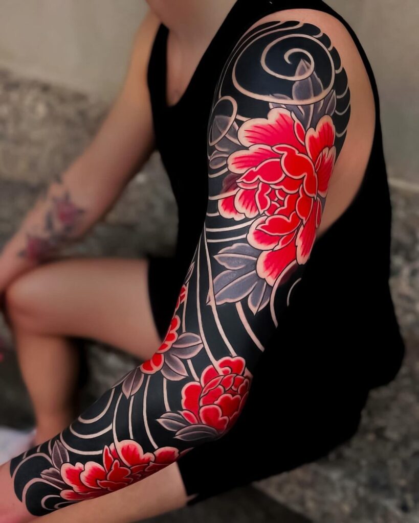 Manga de tatuaje japonesa