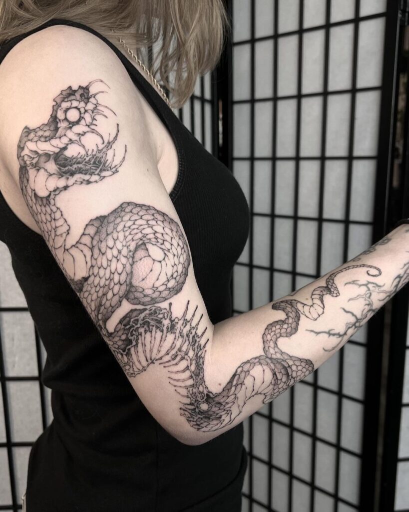 Large Serpent Tattoo