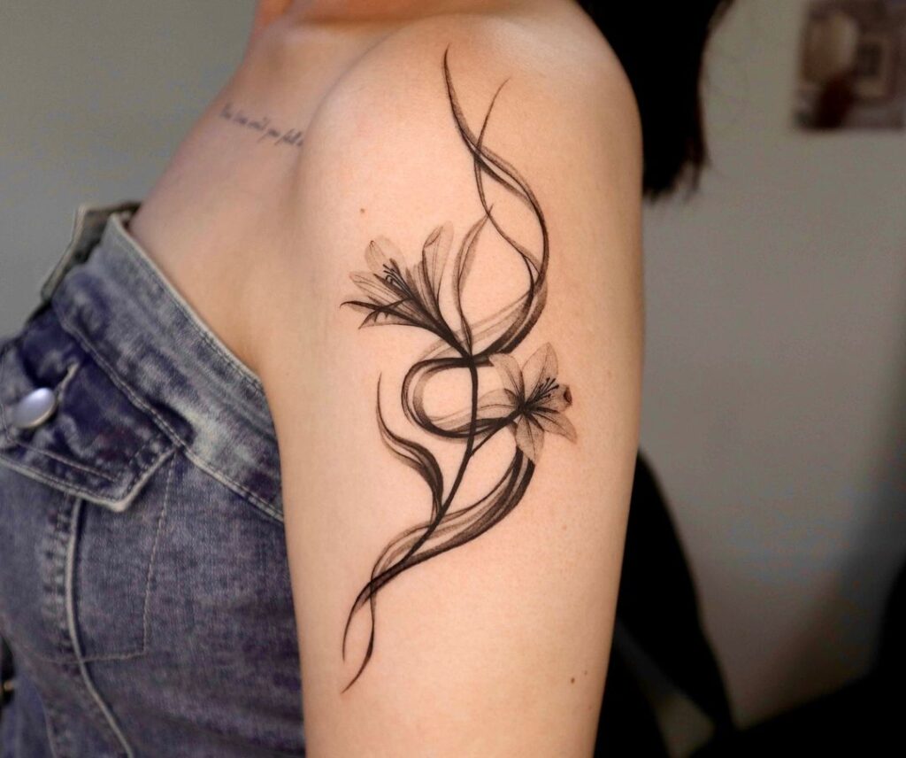 Tatuagem Lily Flow