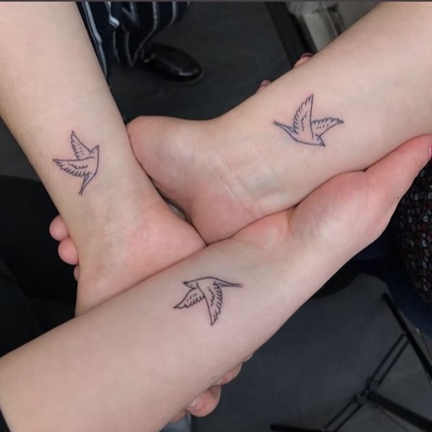 Matching Dove Tattoo