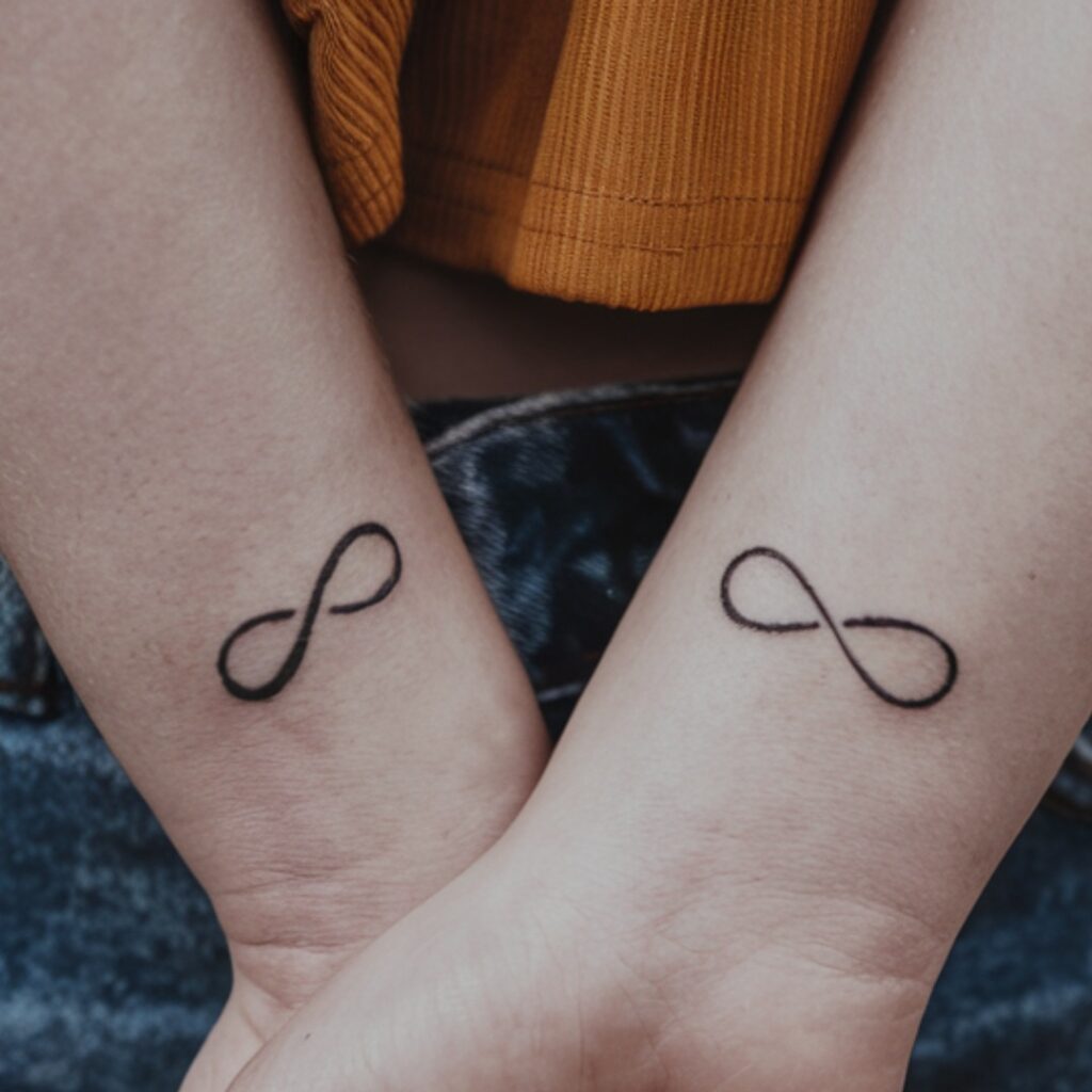 Matching Infinity Symbol Tattoo