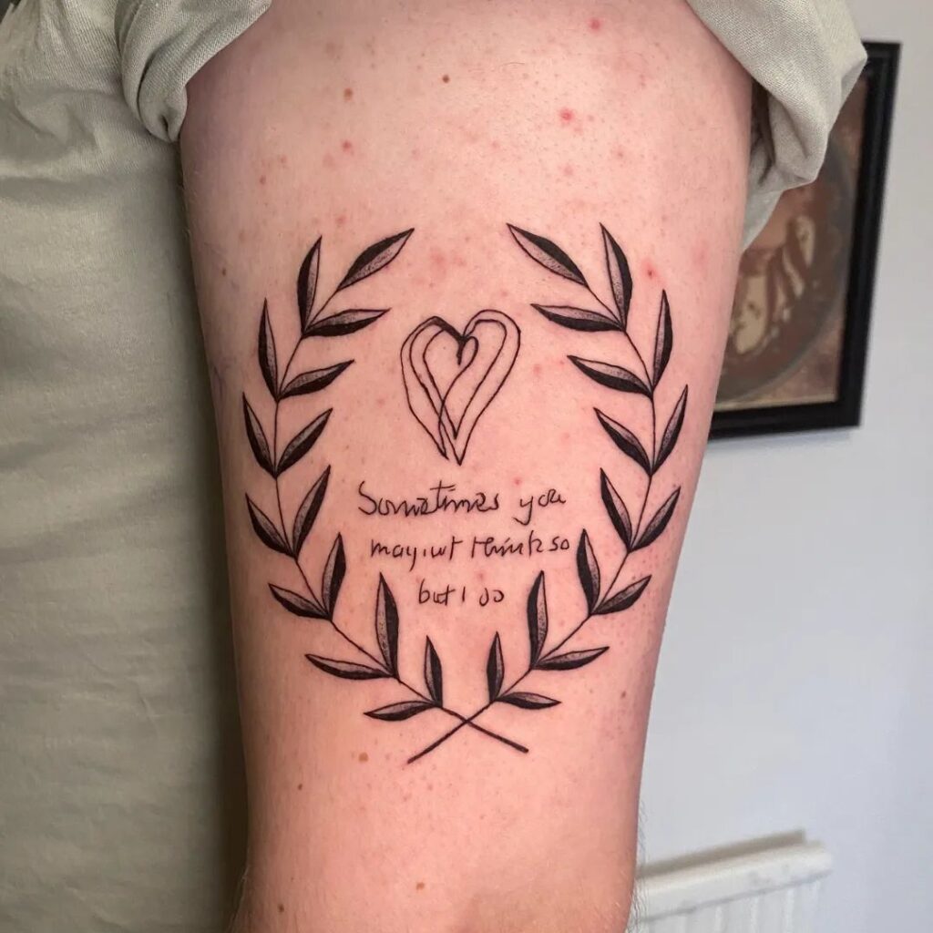 Meaningful Tattoo In Memory Of Grandparents