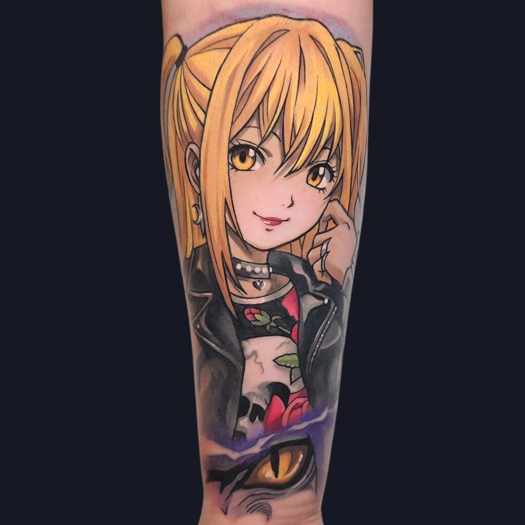 Misa Anime Tattoo