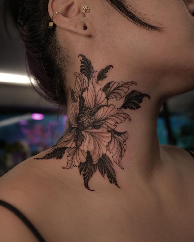 Neck Tattoo