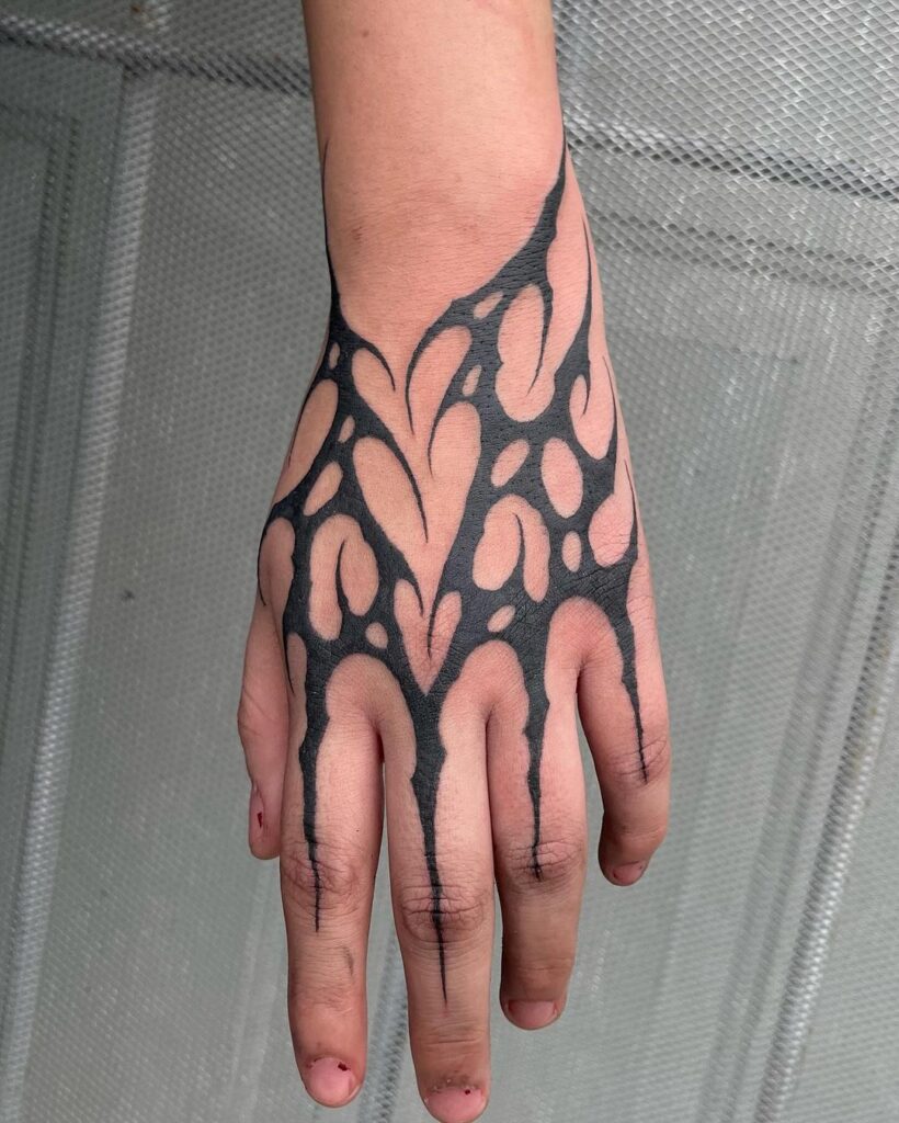 Neo Tribal Freehand Tattoo