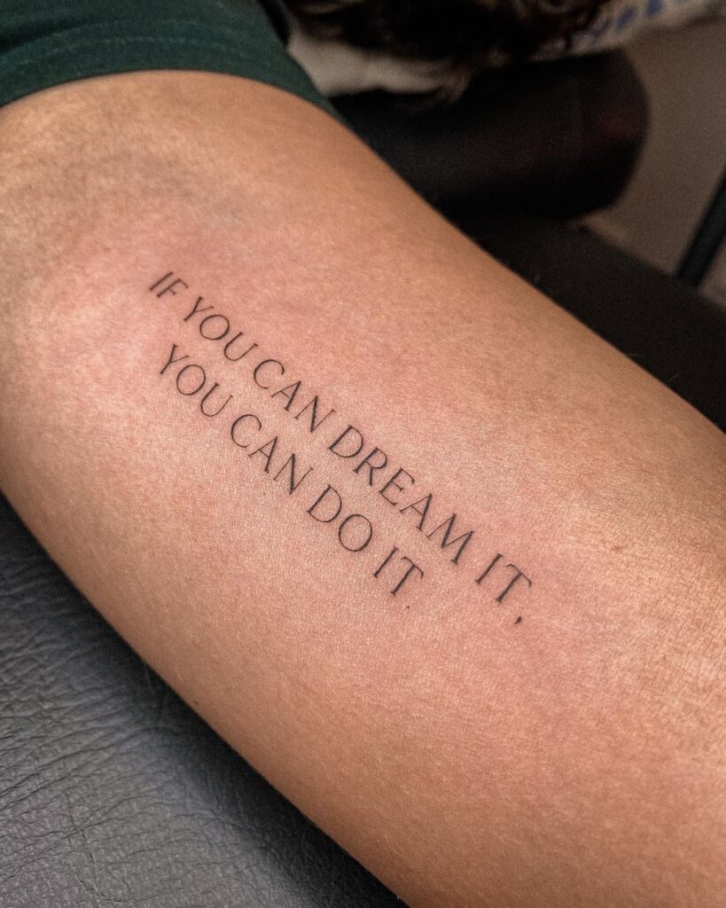 Quote Tattoo