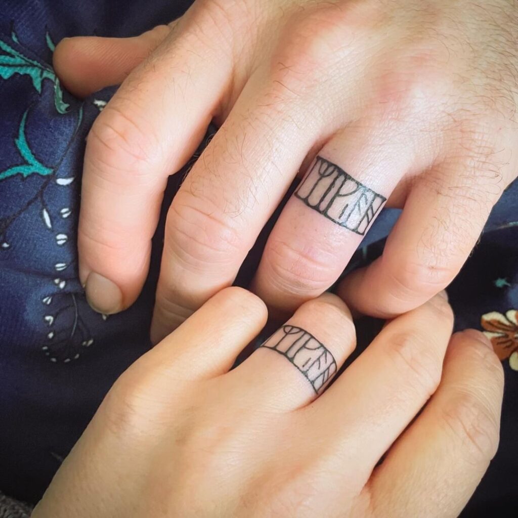 Return To Me Wedding Ring Tattoo