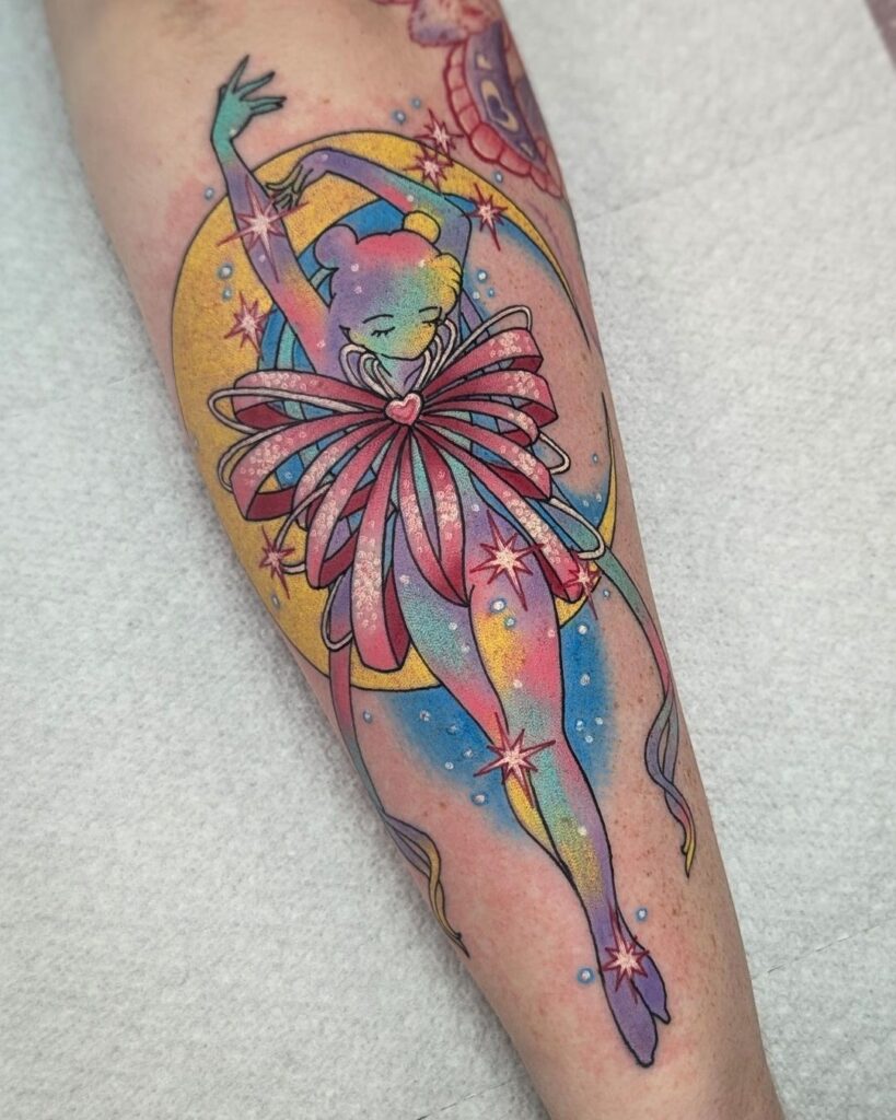 Sailor Moon Anime Tattoo