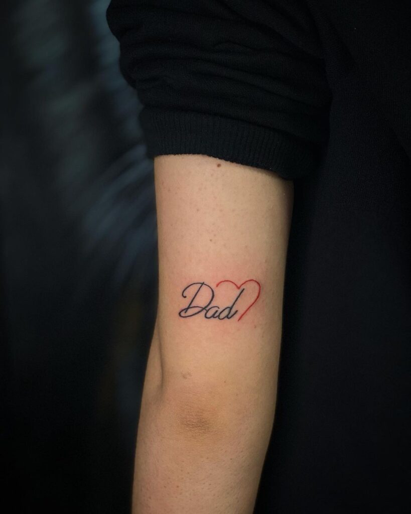 Simple Script Tattoo