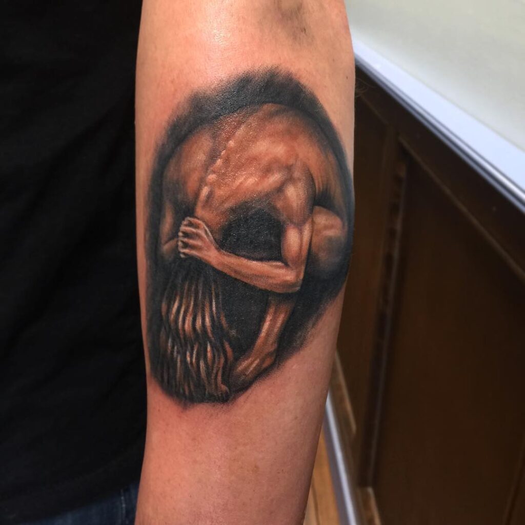 Skull Illusion Tattoo