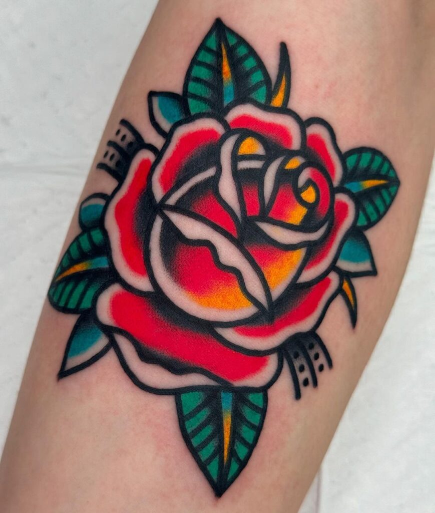 Traditional Rose Tattooo