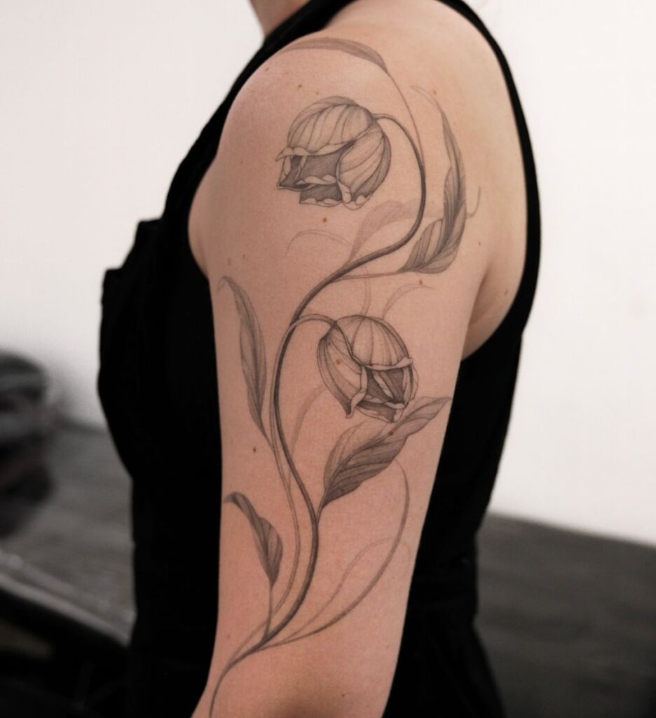 Tulip Flow Tattoo