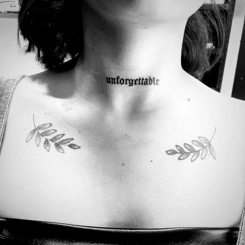 Unforgettable Neck Script Ink