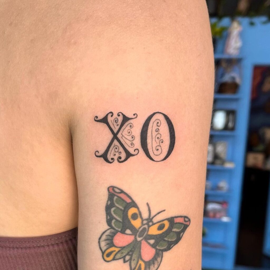 Unique XO Tattoo