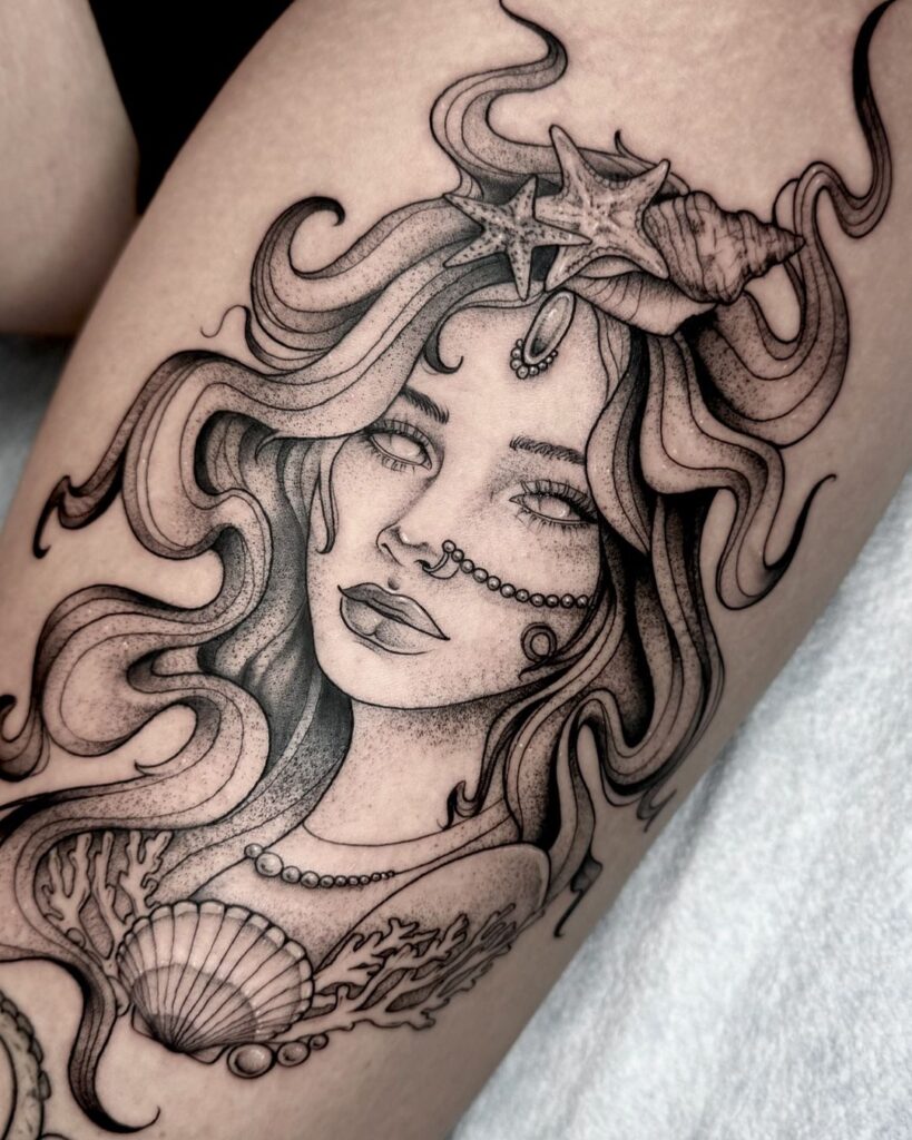 Water Goddess Tattoo