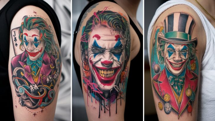 10 tatuaggi di Joker selvaggi e audaci come la sua personalità.