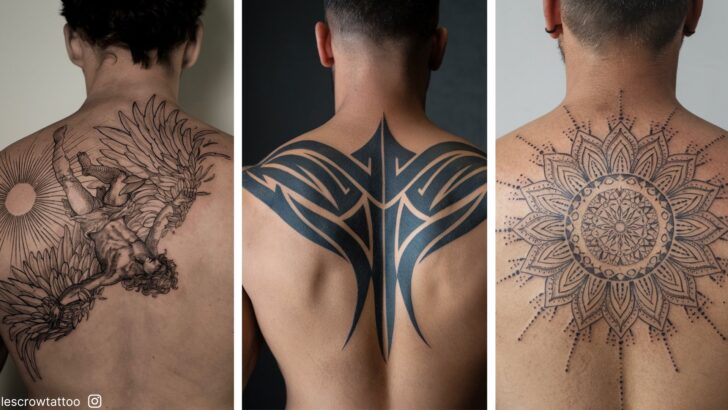 10 tatuaggi sulla schiena per ragazzi che miglioreranno il vostro look.