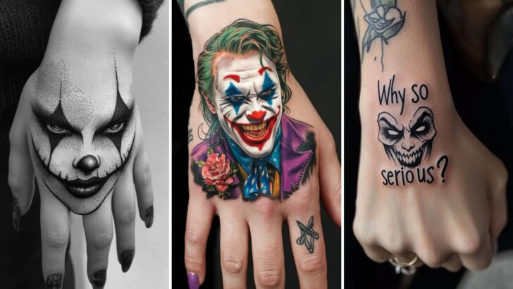 11 Bold Joker Hand Tattoos For Fans Of Chaos And Unpredictability